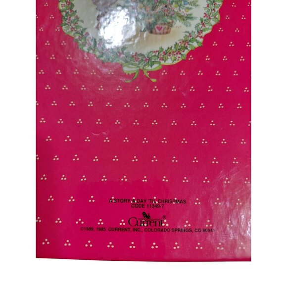 Vtg A Story A Day Til Christmas Hardcover Book By Current 1989 - Picture 7 of 13